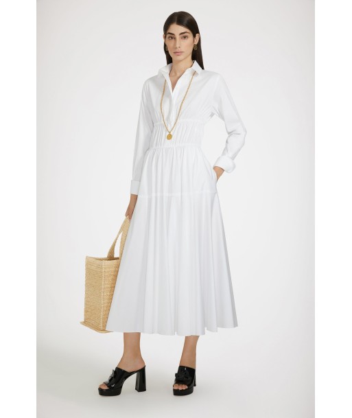 Robe chemise longue en coton éco-responsable votre