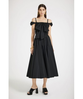 Robe cocktail midi en faille recyclée de pas cher