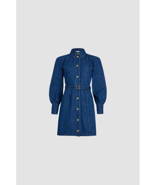 Robe courte en denim bio Véritable concentré