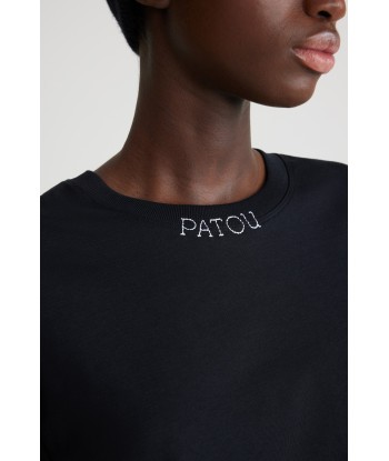 T-shirt Patou brodé en coton bio Amélioration de cerveau avec