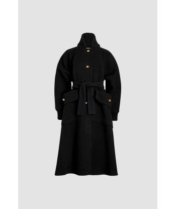 Manteau oversize en laine et cachemire ou a consommer sur place