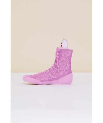 Bestickte High-Top-Sneaker - Lila plus qu'un jeu 