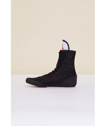 Bestickte High-Top-Sneaker - Schwarz JUSQU'A -70%! 