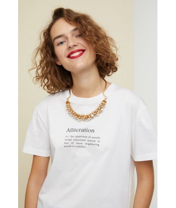 Collier en laiton doré et perles meilleur choix