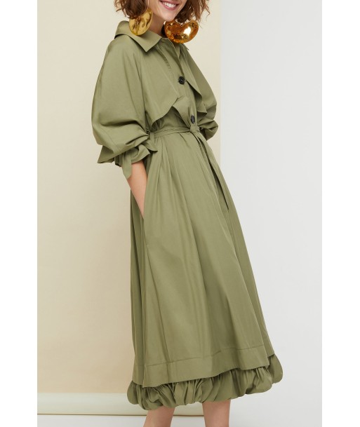 Trench Coat aus Baumwoll-Gabardine offre 