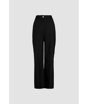 Pantalon droit en laine vierge s'inspire de l'anatomie humaine